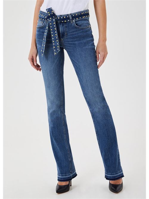 Liu Jo bootcut jeans with belt Liu Jo | UA1025D4391.78143